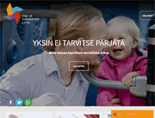 Tablet Screenshot of ensijaturvakotienliitto.fi